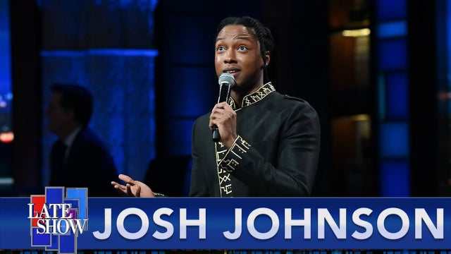 Josh Johnson Wears SABAA Elite on The Late Show with Stephen Colbert
