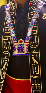 The Royal Tutankhamen Scarab  Protection Necklace
