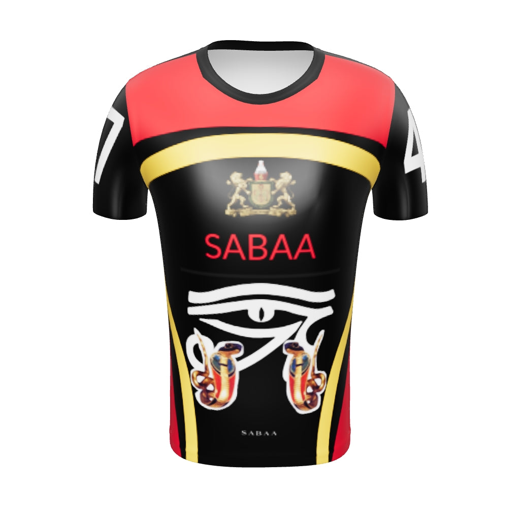 SABAA Elite Athletics All-Over Print Men's Athletic T-shirt